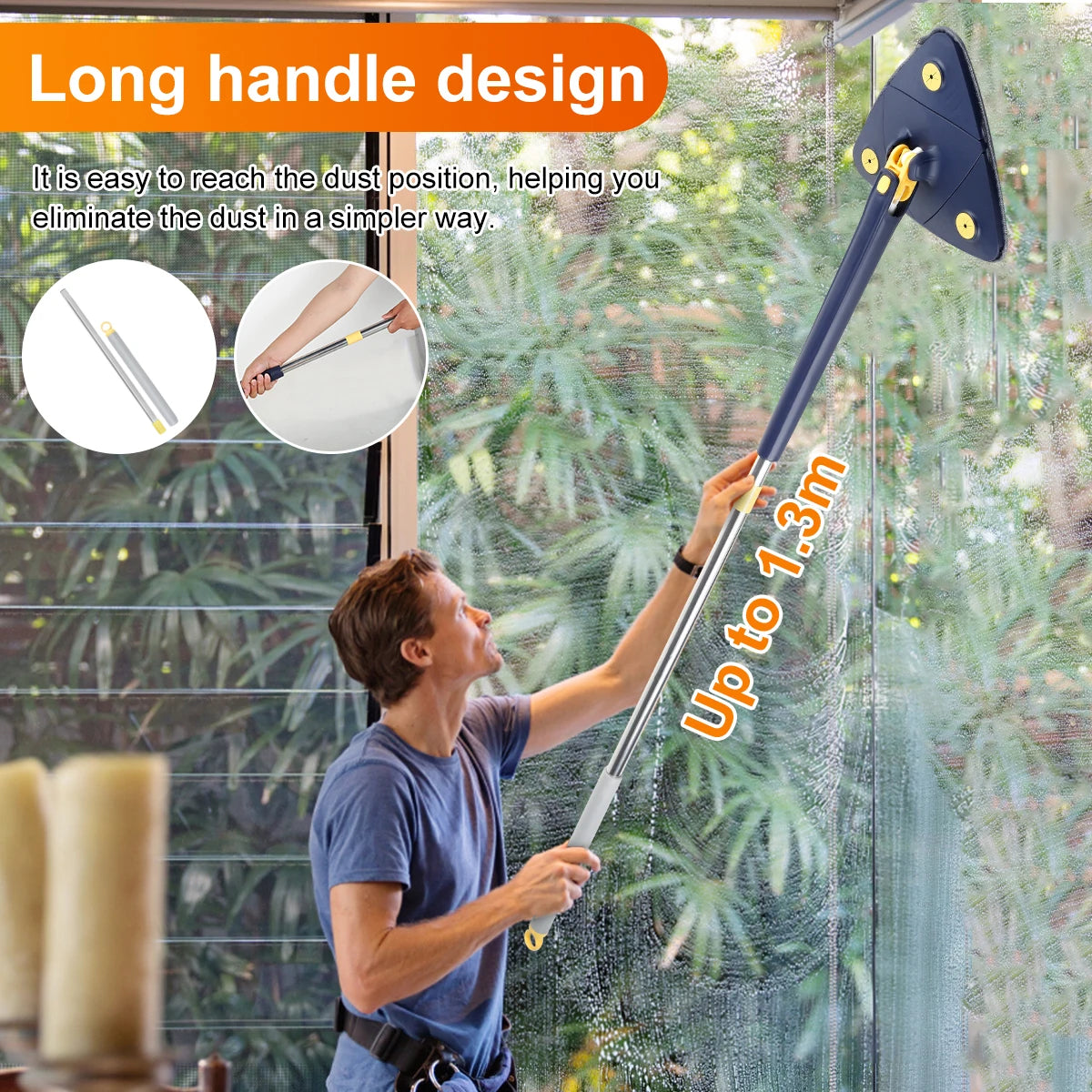 Adjustable Triangle Mop