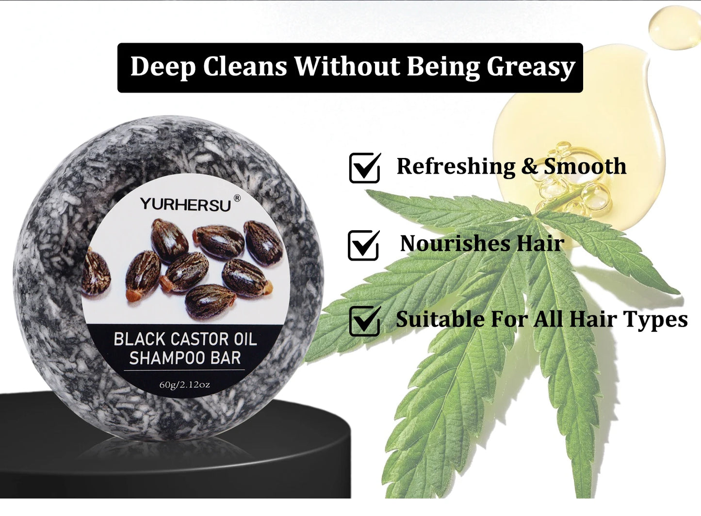 Castor Shampoo & Conditioner Bar