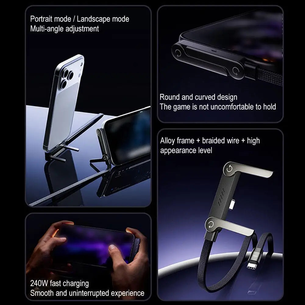 2-in-1 Stand Charging Cable