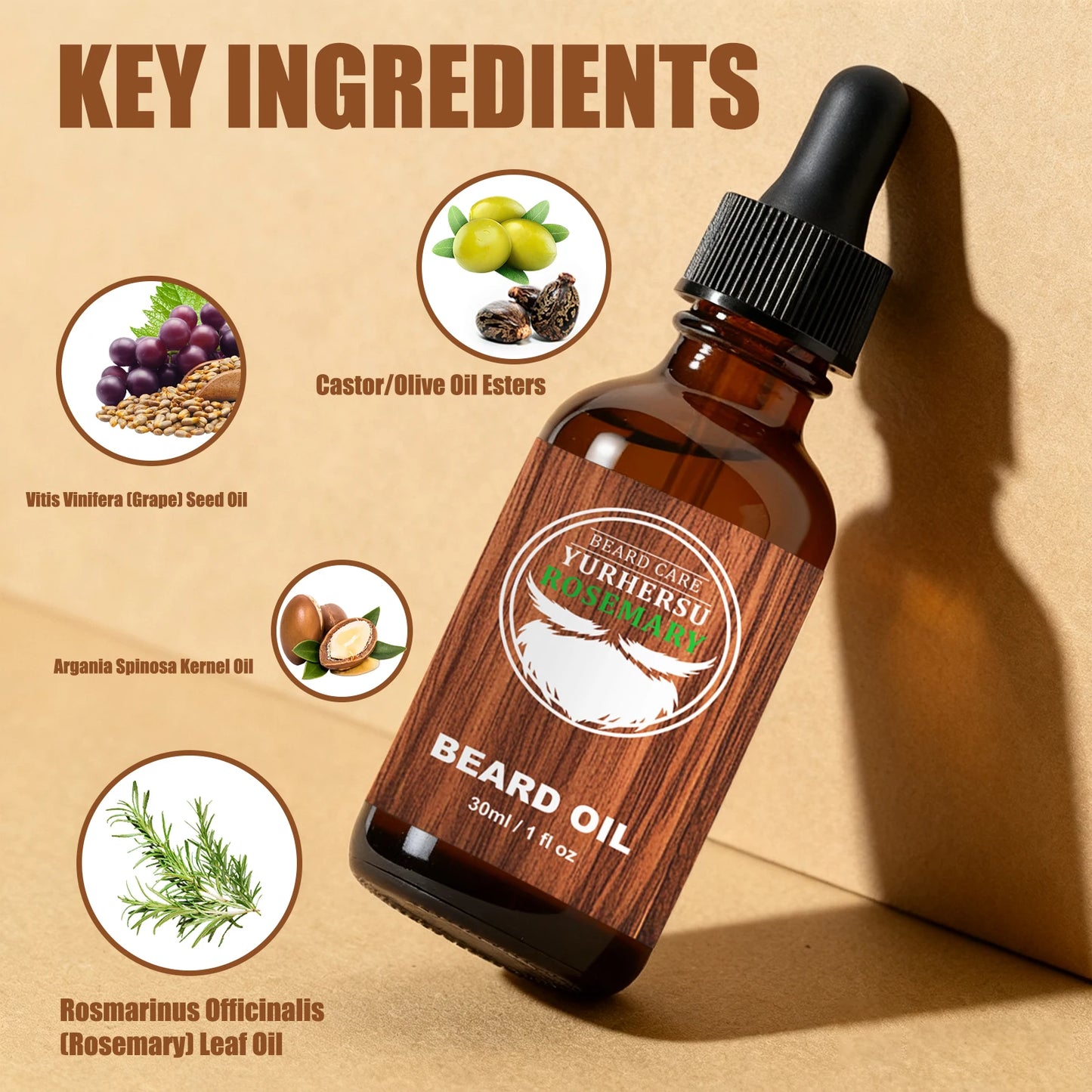 Rosemary Jojoba Beard Oil