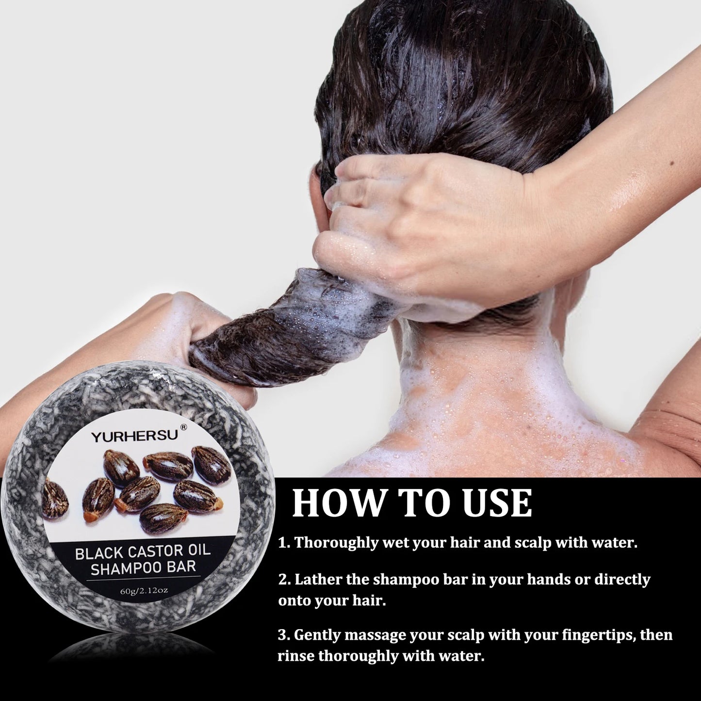 Castor Shampoo & Conditioner Bar